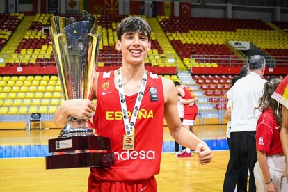 Andy Huelves, campeón de Europa U16 se une al CB Tizona