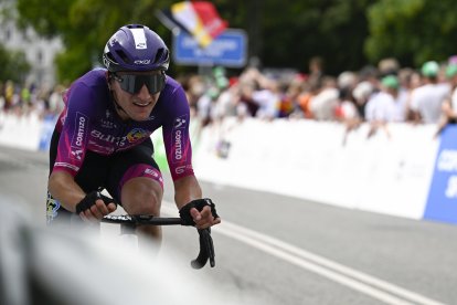 Rodrigo Álvarez ha destacado tanto en escapadas como en llegadas al sprint