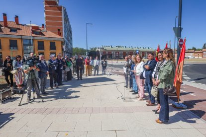 Un momento de la inauguración de la quinta fase de la avenida Alcalde Martín Cobos en Burgos.