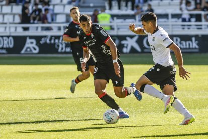 Imagen del partido entre el Burgos CF y la Leonesa.