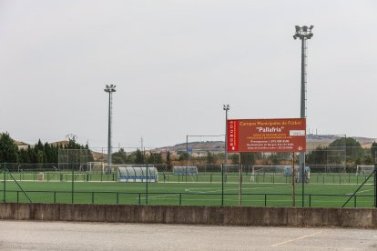 Exteriores de los campos de fútbol de Pallafría, un complejo deportivo que requiere mejoras.