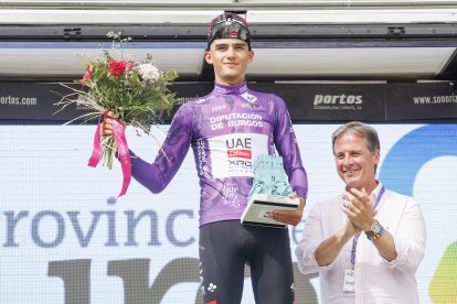 Isaac del Toro, ganador de la Vuelta a Burgos.