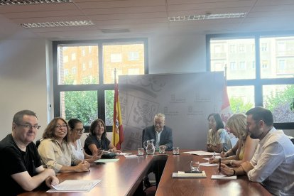 Imagen de la reunión de la Comisión Territorial de Patrimonio Cultural.