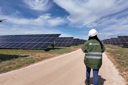 Planta fotovoltaica de Iberdrola, en Ciudad Rodrigo (Salamanca).