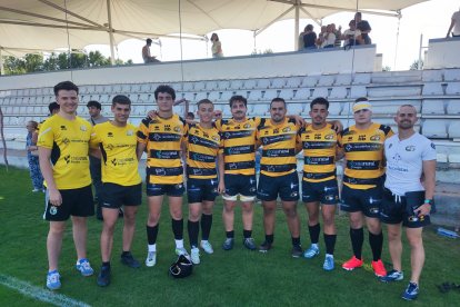 Carlos Saiz, Juan peña, Pablo Martínez, Adrián García, Pablo Mata y Miguel Ángel Trascasa