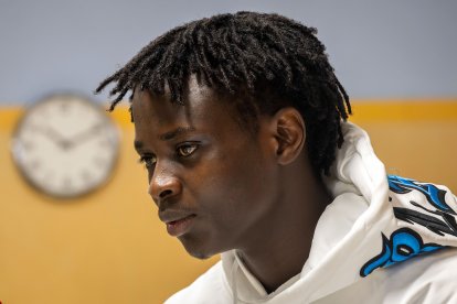 Ibrahima Diouf lleva un año en Burgos.