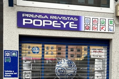 El billete fue validado en este kiosco y punto de venta de lotería del barrio de Gamonal, en Burgos.