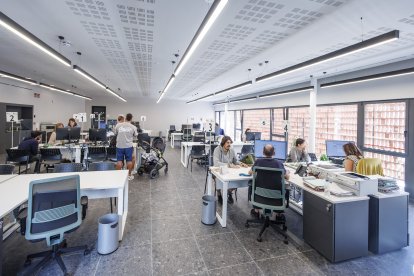 Dependencias de la nueva oficina del ECYL en Burgos.