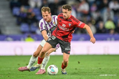 Marino, durante el partido contra el Valladolid.