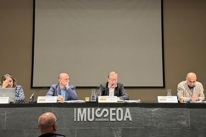 El director general de Turismo de Castilla y León y comisario de los Caminos de Santiago, Ángel González, participa en la I Jornada de Salvaguarda y Reconocimiento de la Acogida Tradicional Jacobea (ATJ).