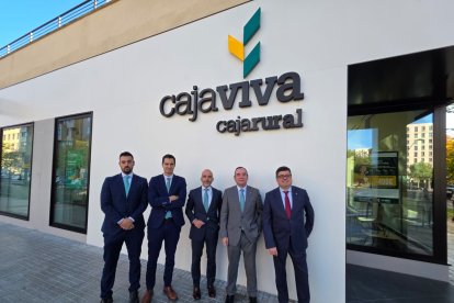 nueva oficina urbana de Cajaviva en la calle Severo Ochoa de Burgos.