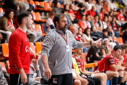 Berzosa durante un partido en El Plantío.