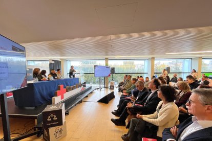 Imagen del acto de reconocimiento de Cruz Roja.