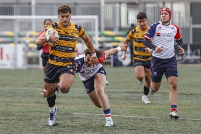 Imagen del partido entre el Recoletas Burgos Caja Rural y el Liceo Francés.
