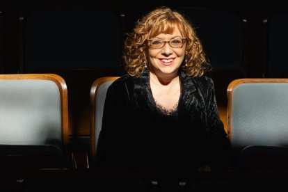 La poeta y pianista Celia Camarero.