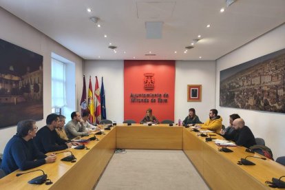 Reunión del equipo de Gobierno de Miranda con el comité de empresa.