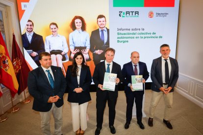 Presentación del informe sobre los autónomos en Burgos.