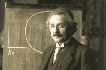 El científico Albert Einstein, protagonista de las dos conferencias.