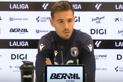 Sergio González, durante la rueda de prensa.