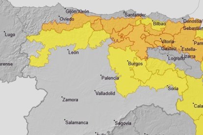 Avisos para este viernes en Castilla y León.