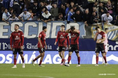 El Mirandés se queda sin premio en Málaga tras un desenlace cruel