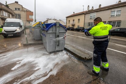 trabajos de limpieza en Villatoro