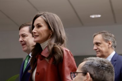 La reina Letizia acude a la reunión del Consejo Del Real Patronato sobre Discapacidad y a la entrega de los premios Nacionales de Discapacidad en la celebración del Día Internacional de la Discapacidad, a la que también asiste el presidente de la Junta de Castilla y León, Alfonso Fernández Mañueco.