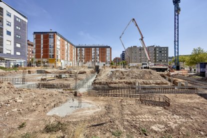 Imagen de las obras del Cívico de Fuentecillas el pasado mes de agosto.