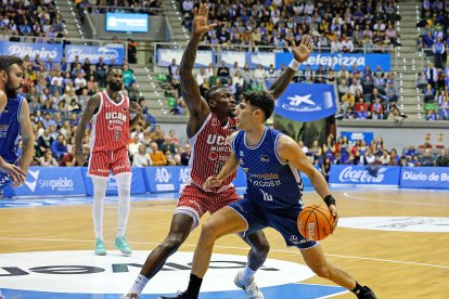 Imagen del último partido del Recoletas Salud San pablo Burgos frente a Murcia.