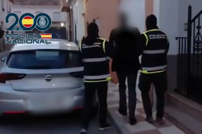 Imagen de una de las detenciones.