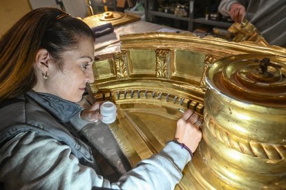 Tareas de restauración dentro del programa mixto de formación y empleo.