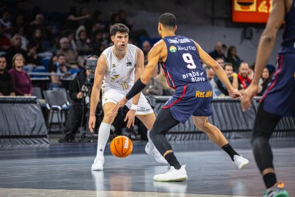 Imagen de Corbalán durante el partido.