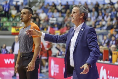 Fisac, durante el partido contra Baxi Manresa.