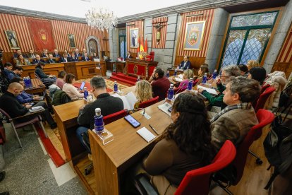 Un momento del Pleno municipal en el que Cristina Ayala presentó la segunda cuestión de confianza vinculada al presupuesto de 2026.