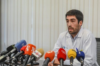 El gerente del Hospital Universitario de Burgos, Carlos Cartón.