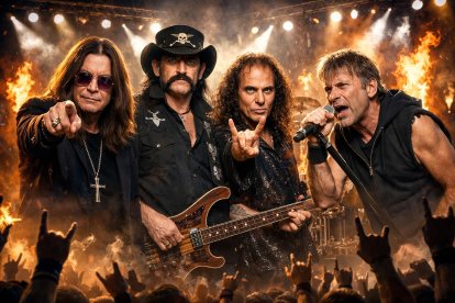 Ozzy Osbourne, Lemmy Kilmister, Ronnie James Dio y Bruce Dickinson.