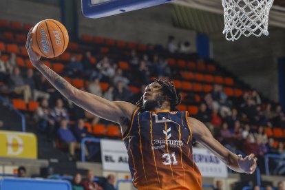 Javonte Brown fue el mejor valorado del Tizona en su visita al Cartagena.