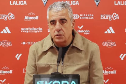 Alfredo Merino, durante la rueda de prensa.