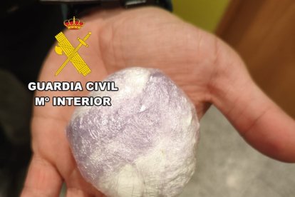 Imagen de la droga incautada.