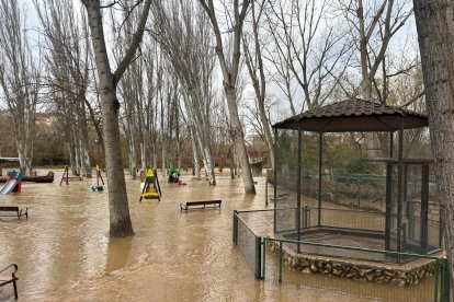 Parque del Barriles inundado