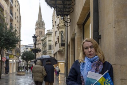 Natalia Polishchuck, ucraniana asentada en Salamanca.