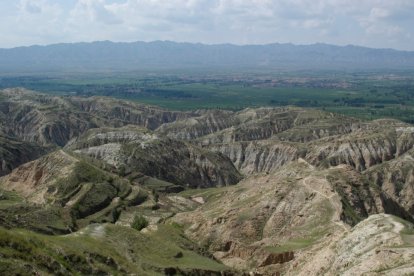 Paisaje de la Cuenca de Nihewan (China).