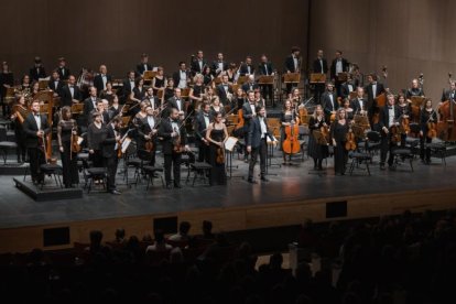 Actuación de la Orquesta Sinfónica de Burgos.