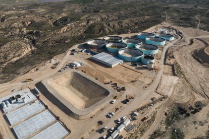 Planta en construcción de biogás de FiveBioenergy en Lorca