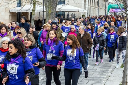 Instante de la Marcha Solidaria por el Día de la Mujer 2026.