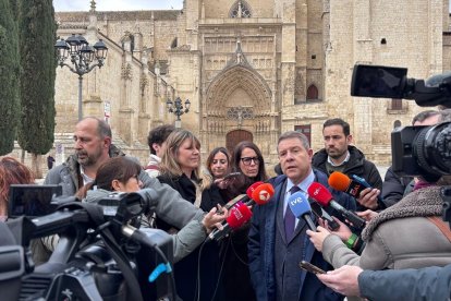 El secretario general del PSOE de Castilla-La Mancha y presidente autonómico, Emiliano García-Page, en Palencia.