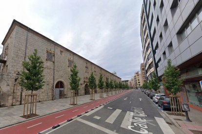 Recreación de la propuesta de mejora de la calle Madrid, junto al Hospital de la Concepción, que lograba el respaldo de la junta del Distrito Sur.