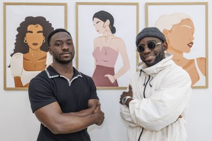 Daniel Elie Alla y Franck Lionel aguardan expectantes la tercera edición de la Fashion Week Burgos.