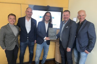 Los equipos de Hiperbaric y voestalpine celebran los 15 años de colaboración