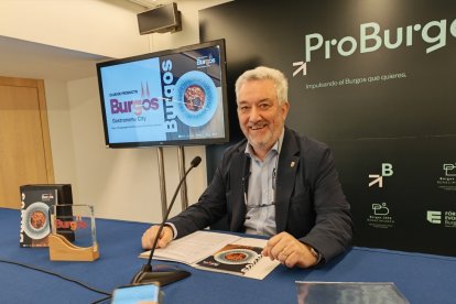 Instante de la presentación de la guía del Club de Producto Burgos Gastronomy City.